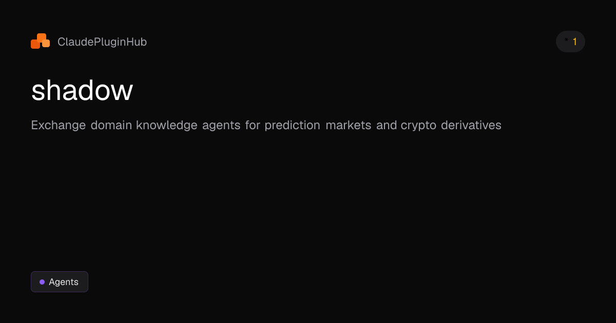 shadow - Claude Code Plugin | ClaudePluginHub
