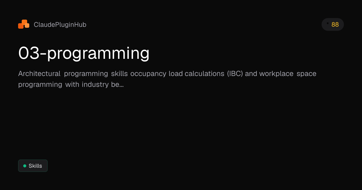 03-programming - Claude Code Plugin | ClaudePluginHub