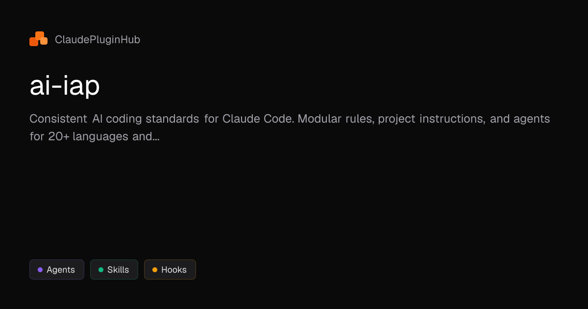 ai-iap - Claude Code Plugin | ClaudePluginHub